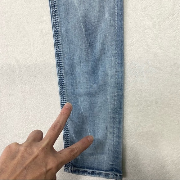 Rock Revival Women’s Vivian Cuffed Skinny Blue Jeans Size 27 - Picture 15 of 16